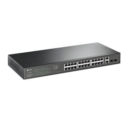 TP-Link TL-SG1428PE 28-Port Gigabit Easy Smart Switch with 24-Port PoE+ | 250W PoE Budget, Intelligent Power Management, Ideal for Surveillance