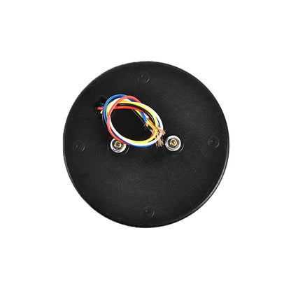 LED tail light rear plate with black housing, colored wires, and two metal terminals