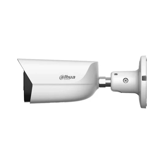 Dahua DH-IPC-HFW3867E-AS-IL-ANZ 8MP 4K WizSense AI Bullet IP Camera – Starlight, IR+Warm LED, 30M Night Vision, Fixed 2.8mm Lens, Built-In Mic, IP67, IK10, PoE, MicroSD Up to 512GB, White