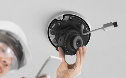 Hanwha Vision Wisenet QND-C8023R 5MP AI IR Dome Camera (Q-Core) – AI-Enhanced, Q Series Compact Surveillance with Dynamic Privacy Masking
