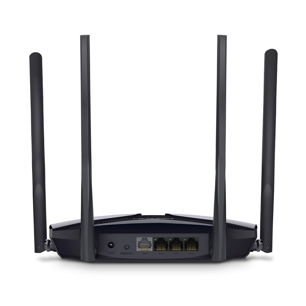 MERCUSYS MR70X AX1800 Dual-Band WiFi 6 Router | 1.8 Gbps Speed, EasyMesh, OFDMA, MU-MIMO, WPA3 Security
