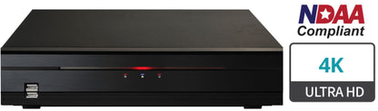 IDIS DR‑2516P‑A – 16 Channel 4K NVR with 8 PoE Ports (100W),  DirectIP™ 2500 Series, NDAA Compliant