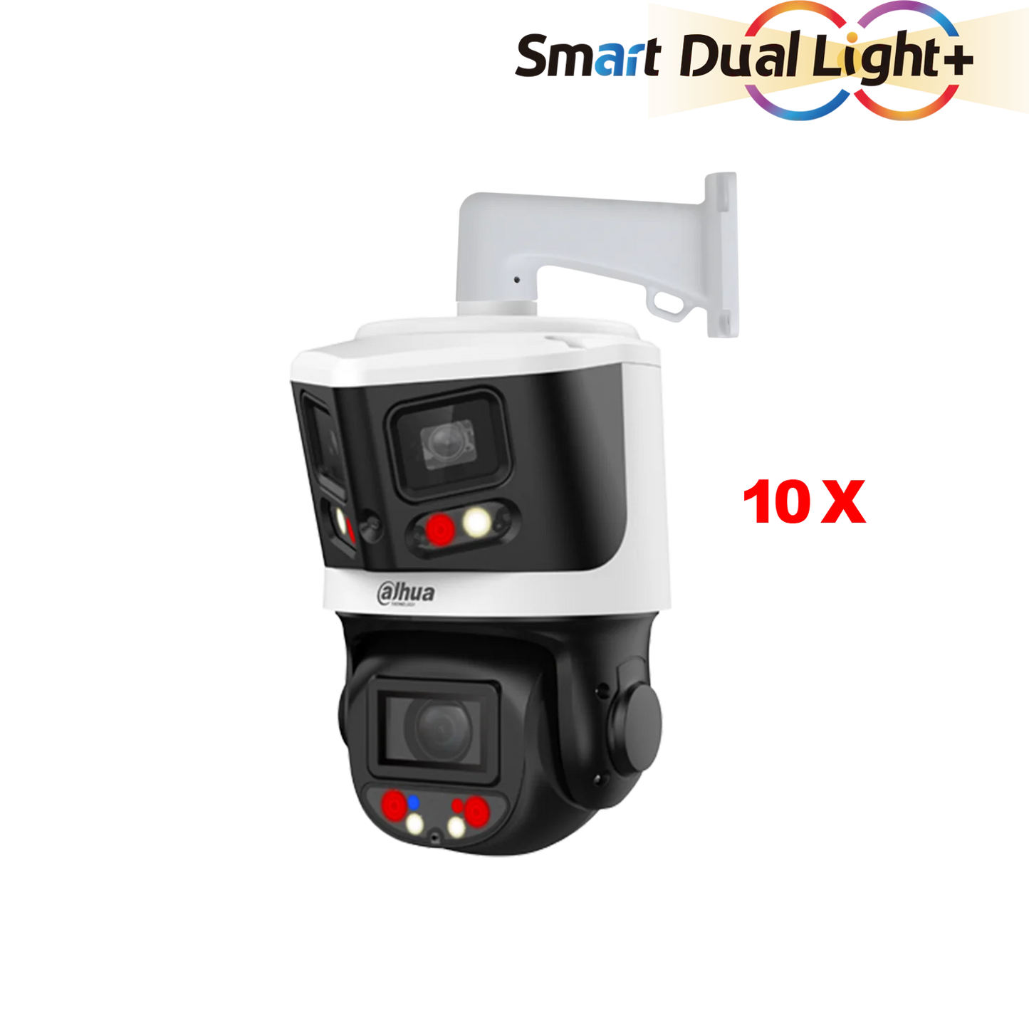 Dahua DH-SDT3E410-8P-MB-A-PV1 8MP+4MP 10x Starlight TiOC Network Panoramic & PTZ Camera