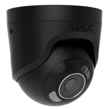 AJAX#126265 Ajax 8MP 2.8mm Turret HL IP Security Camera – White / Black
