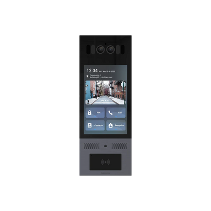 Akuvox X915S Smart Android Video Door Phone – 8″ Touchscreen, 2MP Starlight Camera, IP66/IK10, SIP, RFID, Premium Stainless Steel Finish, Flush/Surface Mount
