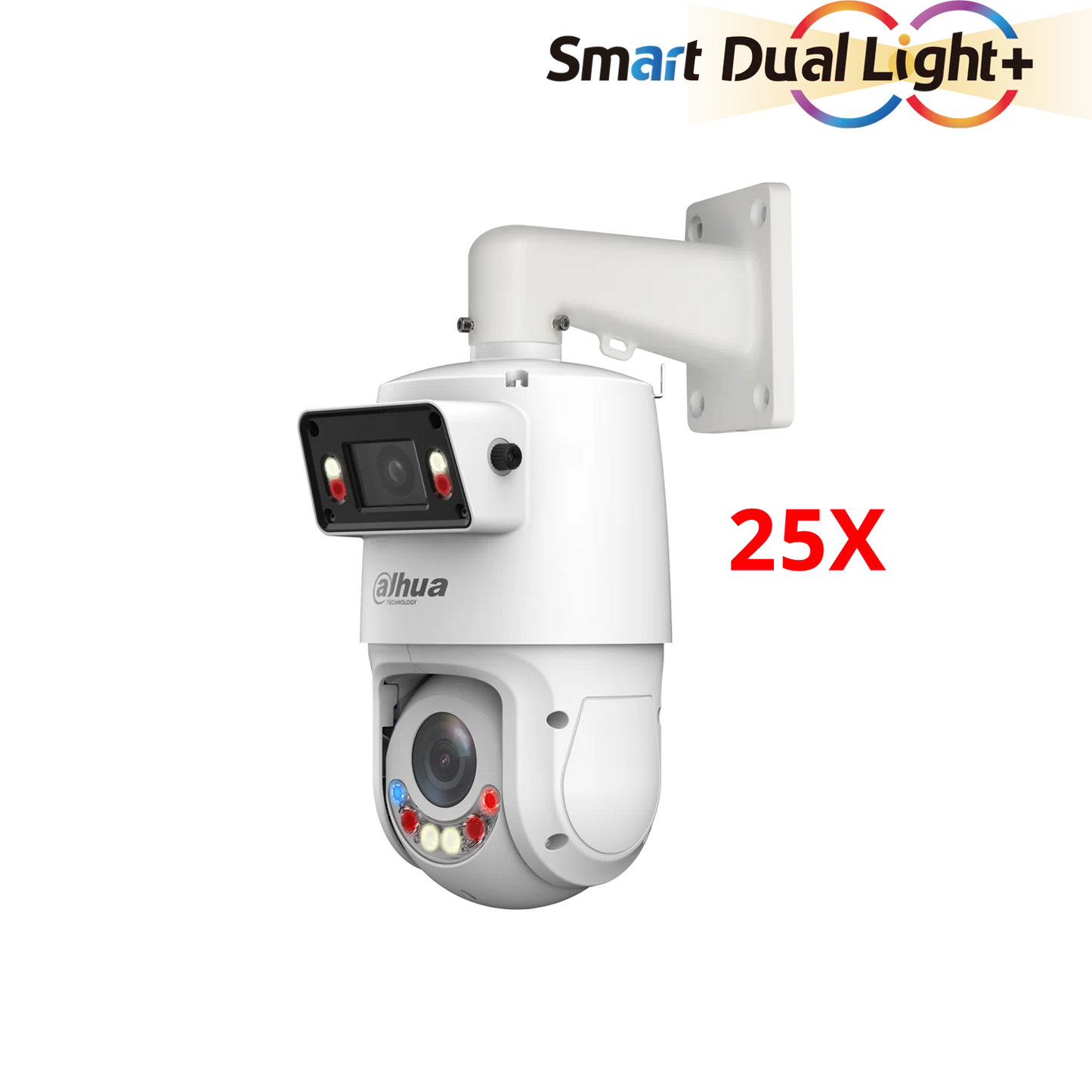 Dahua DH-SDT4E425-4F-GB-A-PV1 X-Spans 4MP+4MP 25x TiOC WizSense Network PTZ Camera