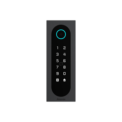 Akuvox A08S Access Control Terminal – Compact IP65/IK09 Reader with QR, Bluetooth, PIN & RFID, Wiegand/OSDP Protocols, Surface & Flush Mount