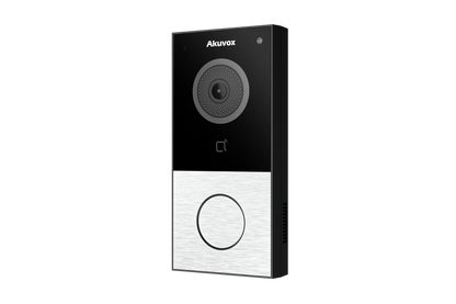 Akuvox E12S-2 Single-Button 2-Wire SIP IP Video Door Station – Compact Design, HD Camera, Two-Way Audio, Surface Mount