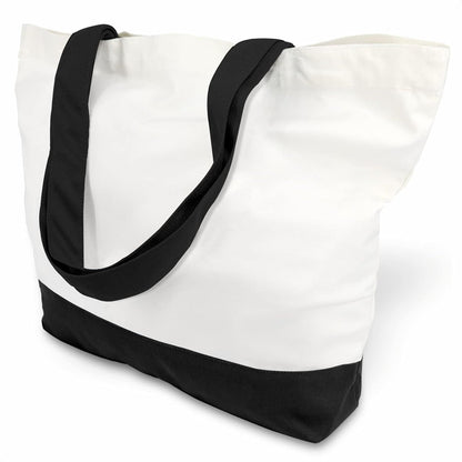 1 | 3 | 6 | 12 | 24 Pack Super Strong Large 12oz Cotton Canvas Tote Bag, Reusable Grocery Shopping Cloth Bag, Fashionable Two-Tone Tote for Crafts, DIY Your Creative Designs (Pack of 1)