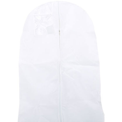 1 Pc Wedding Dress Dust Cover Breathable Non Woven Fabric White, 180 cm