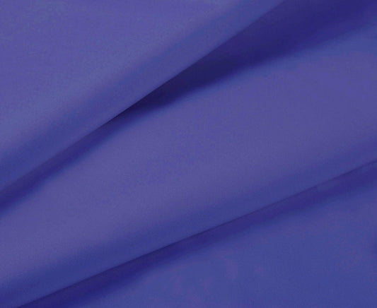 Royal blue fitted sheet fabric with smooth fold lines