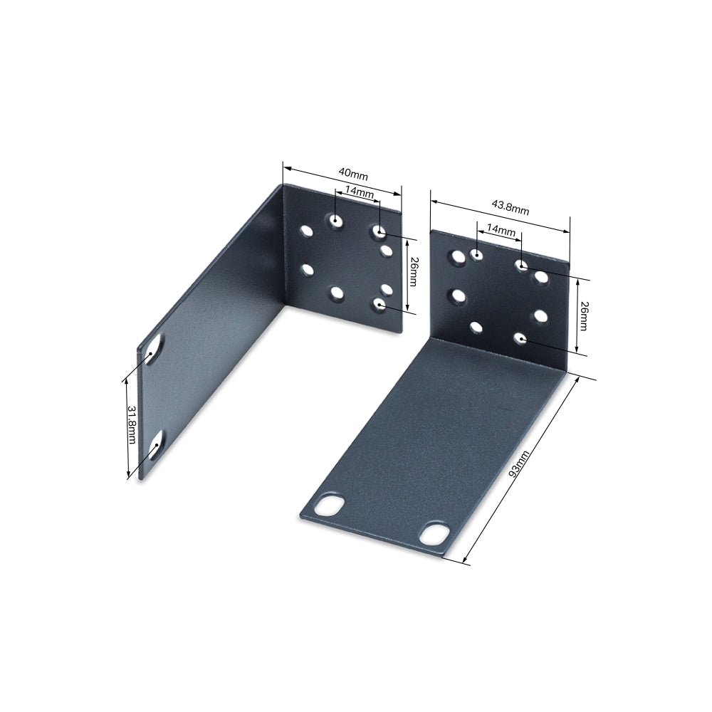 TP-Link RackMount Kit-D226 | Universal 226mm Rack Mount Kit for Desktop Switches