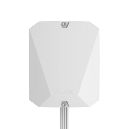 AJAX#44409 Ajax Superior MultiTransmitter Fibra | 18-Zone Wired Detector Integration Module | Fibra Alarm Expansion Module White / Black