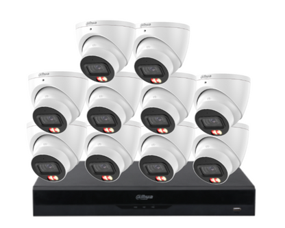 Dahua 16-Camera 6MP CCTV Kit with 16-Channel AI PoE NVR & Dual HDD Support | IPC-HDW3667EM-S-IL-ANZ-TW-1 + NVR4216-16P-AI/ANZ | Premium Smart Surveillance for AU/NZ