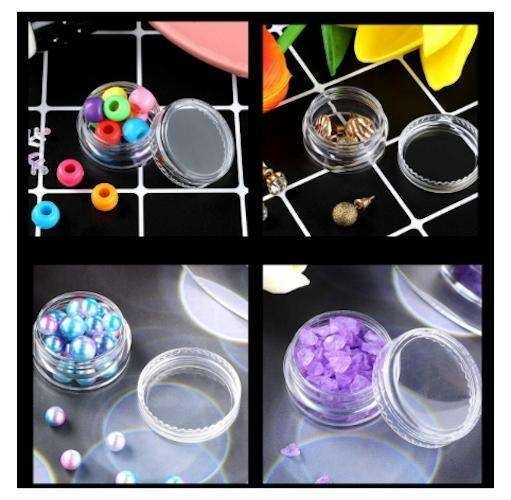 10pcs 5ml transparent storage jars, 5ml