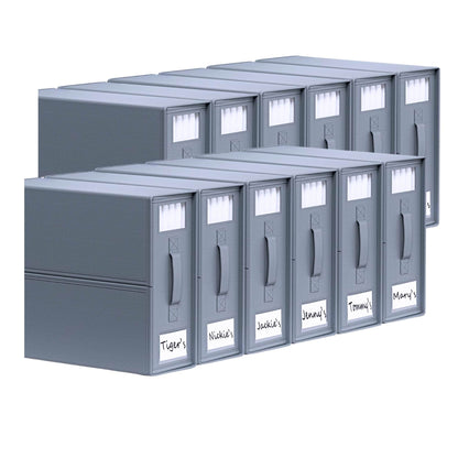 10x Kitchee Foldable Bed Sheet Storage Box - Linen and Closet Organiser Grey