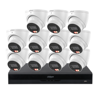 Dahua 16-Camera 6MP CCTV Kit with 16-Channel AI PoE NVR & Dual HDD Support | IPC-HDW3667EM-S-IL-ANZ-TW-1 + NVR4216-16P-AI/ANZ | Premium Smart Surveillance for AU/NZ
