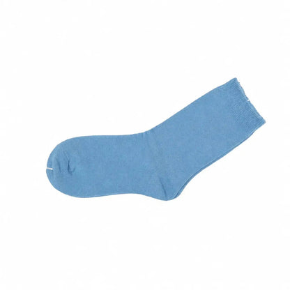 12 Pairs Blue Premium Cotton School Socks