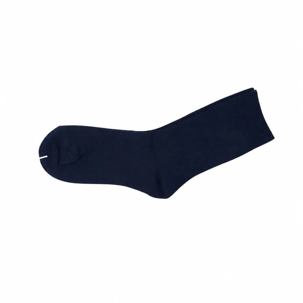 12 Pairs Navy Premium Cotton School Socks