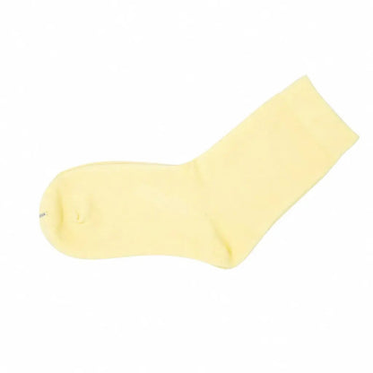 12 Pairs Yellow Premium Cotton School Socks