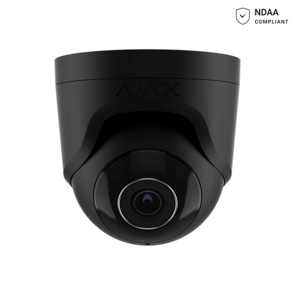 AJAX#64923 Ajax 5MP 2.8mm Turret IP Security Camera – White / Black