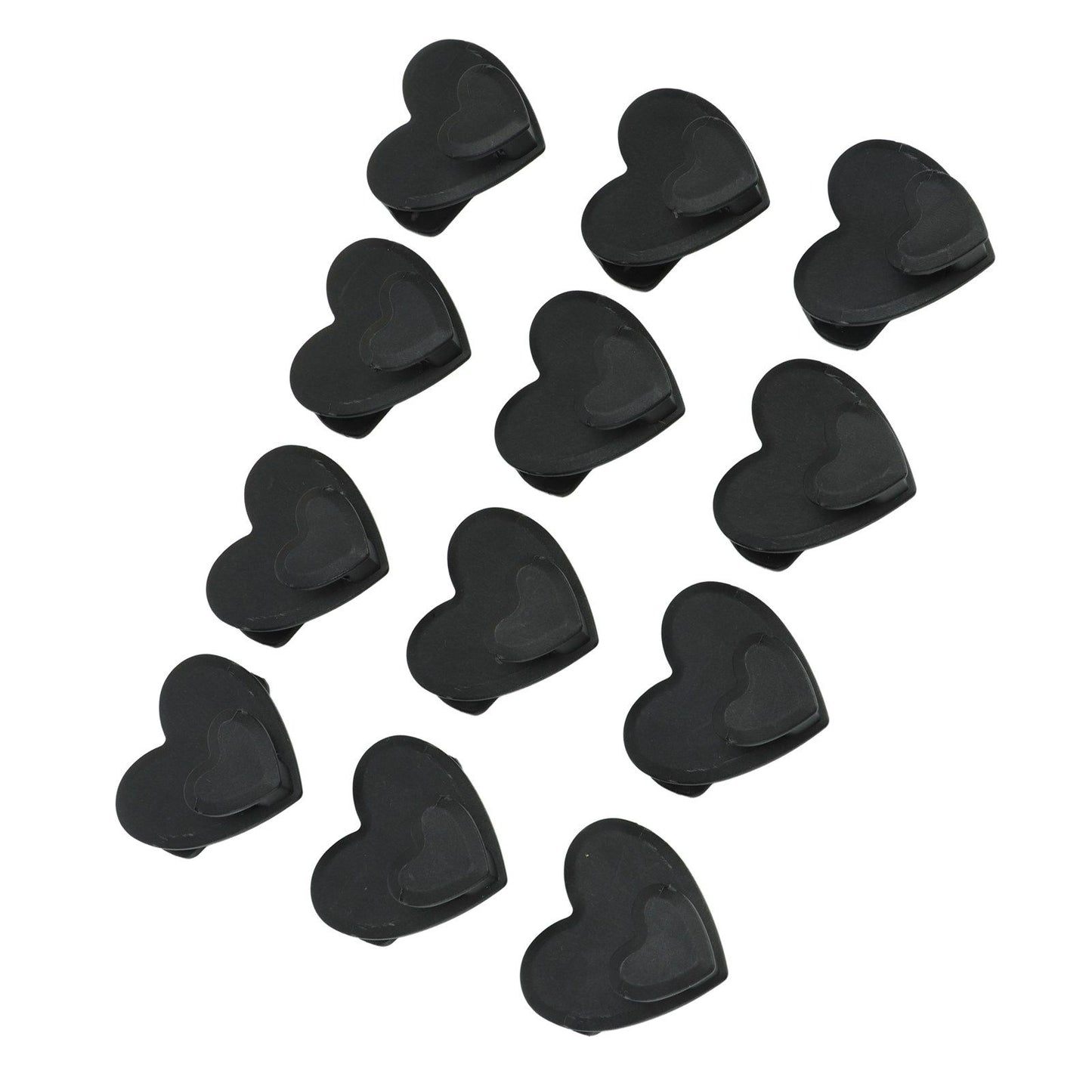12pcs Clothes Hanger Connector Hooks Hanger Connecting Hooks Multifunctional Wardrobe Drying Hanger Black