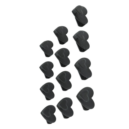 12pcs Clothes Hanger Connector Hooks Hanger Connecting Hooks Multifunctional Wardrobe Drying Hanger Black