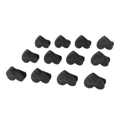 12pcs Clothes Hanger Connector Hooks Hanger Connecting Hooks Multifunctional Wardrobe Drying Hanger Black