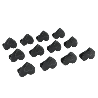 12pcs Clothes Hanger Connector Hooks Hanger Connecting Hooks Multifunctional Wardrobe Drying Hanger Black