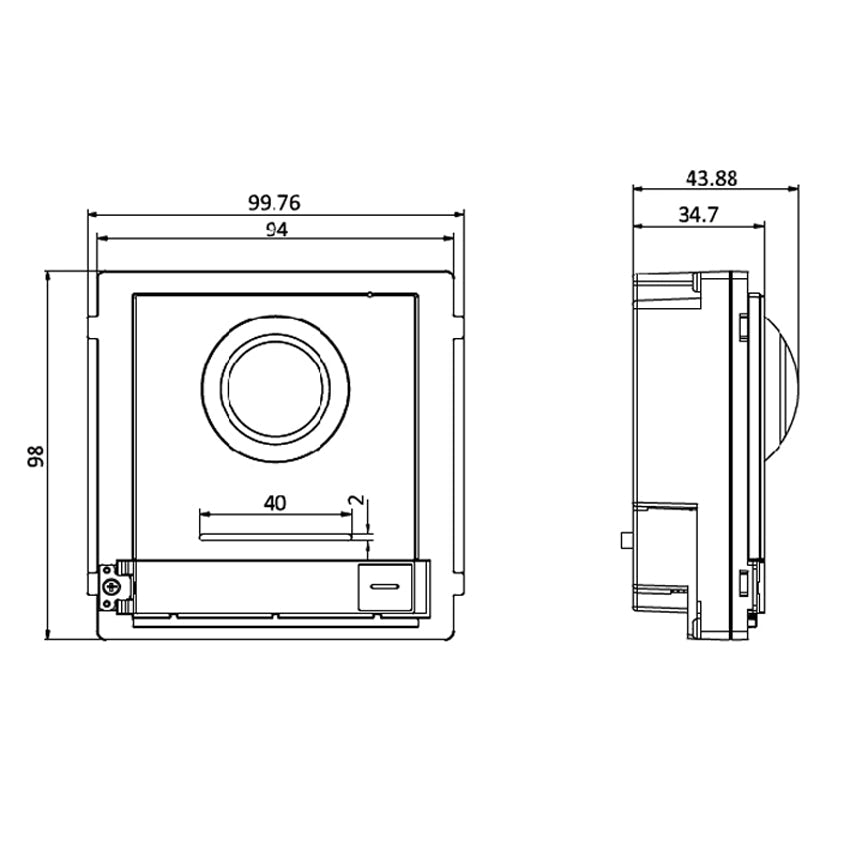 Hikvision DS-KD8003-IME1/S 2MP Modular Video Intercom Door Station