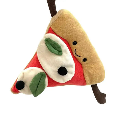 13cm Kawaii Pizza Plush  Soft Mini Food Pillow Toy for Kids & Decor