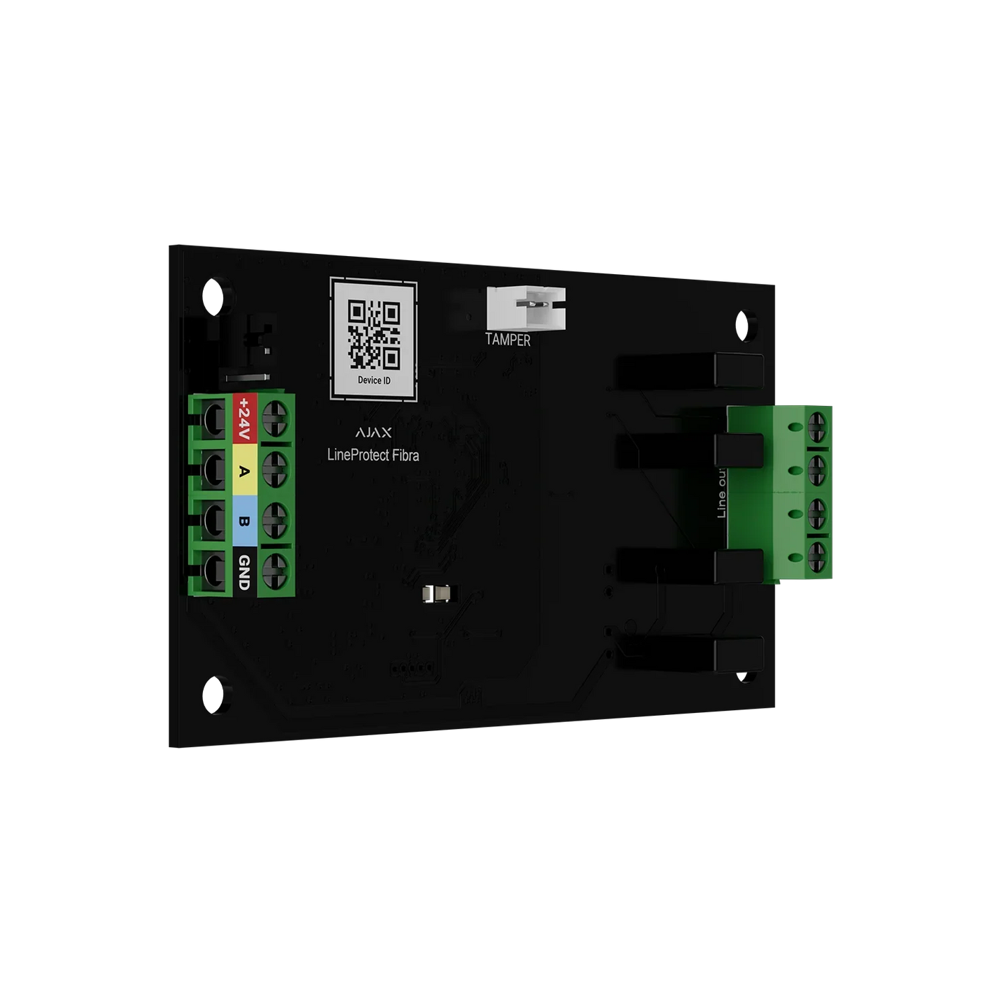 AJAX#61384 Ajax Superior LineProtect Fibra Protection Module| Surge, Overvoltage &amp; Sabotage Protection
