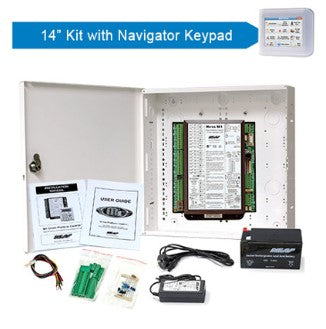 NESS M1 GOLD 14" KIT with Navigator Touchscreen Keypad – Advanced Hybrid Security and Automation Control Panel (SKU: K-1002-NAV)