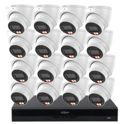 Dahua 16-Camera 6MP CCTV Kit with 16-Channel AI PoE NVR & Dual HDD Support | IPC-HDW3667EM-S-IL-ANZ-TW-1 + NVR4216-16P-AI/ANZ | Premium Smart Surveillance for AU/NZ