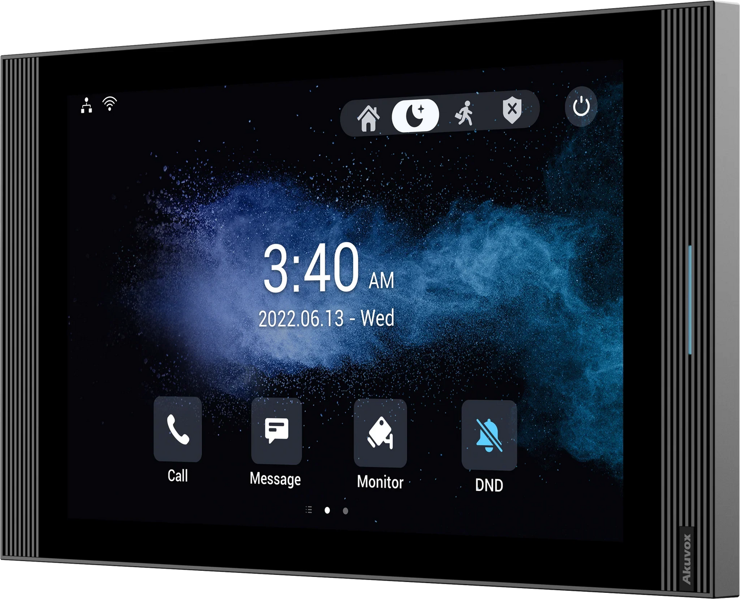 Akuvox S567W 10″ Android 12 Indoor Monitor – Wi-Fi 6, Touchscreen, Smart Voice Assistant & Surface Mount (Grey) SKU:S567W-SEC