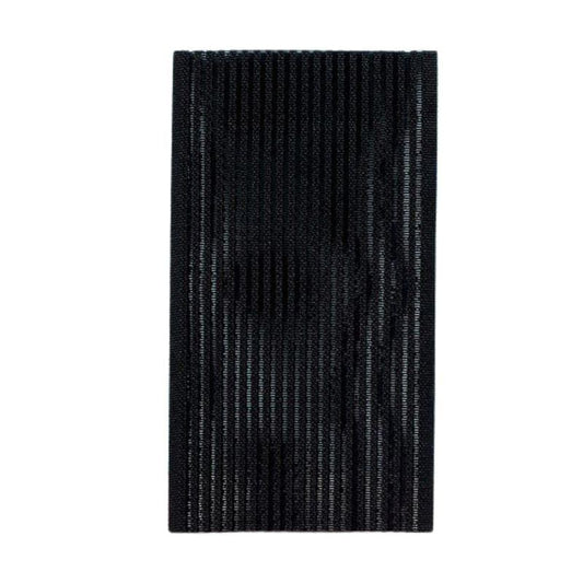 Black hair fringe sticker panel with adhesive backing