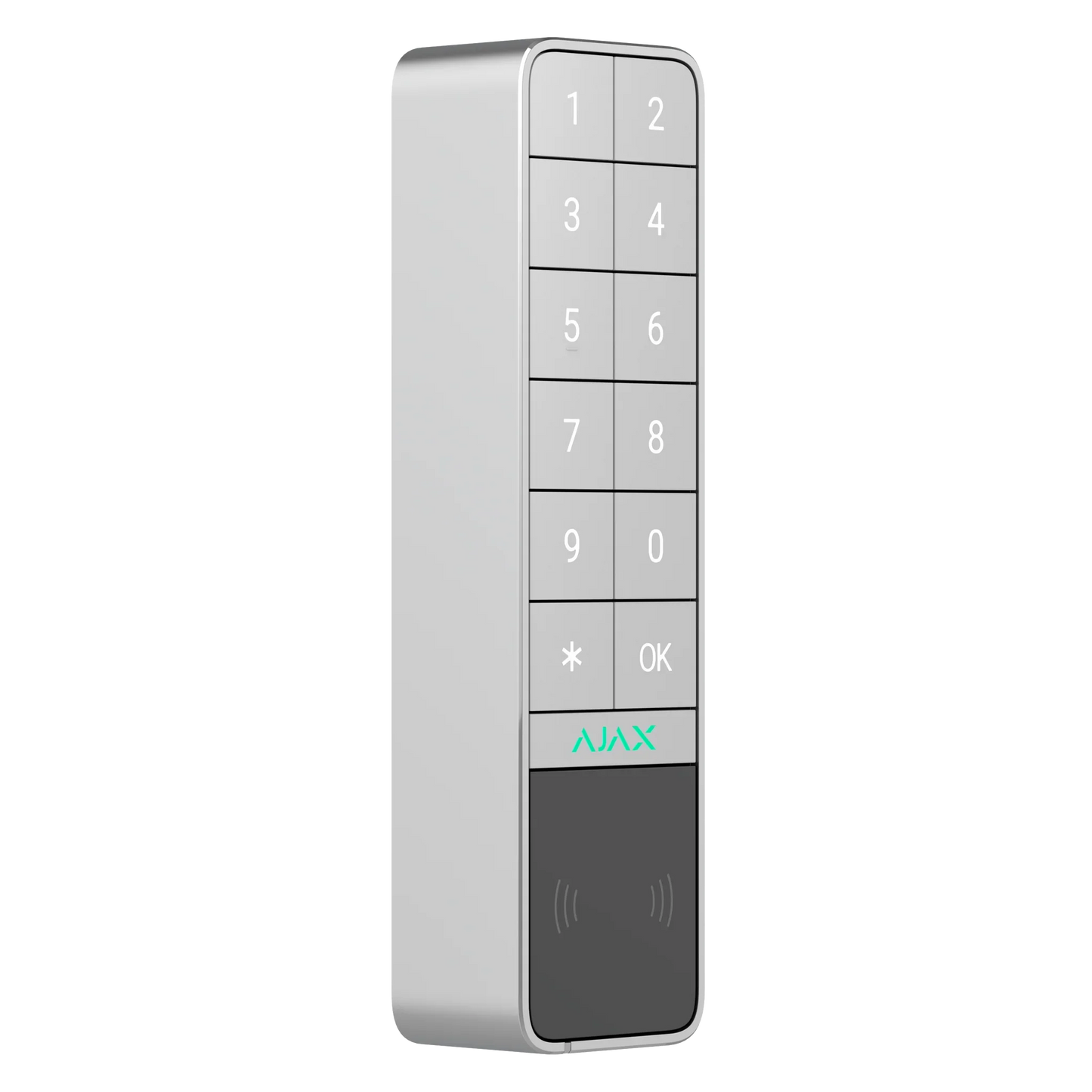 AJAX#99970 – AJAX KeyPad Outdoor Jeweller White Wireless Access Control Keypad
