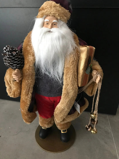 49cm Christmas Decoration Ornament Santa Claus – Large Festive Santa Figurine, Holiday Home Christmas Display Decor