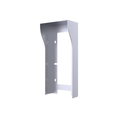 Akuvox R20K/R20B On‑Wall/In-Wall Rain Cover – Silver Steel Surface Mount Rain Hood for Akuvox R20K & R20B Intercom Units