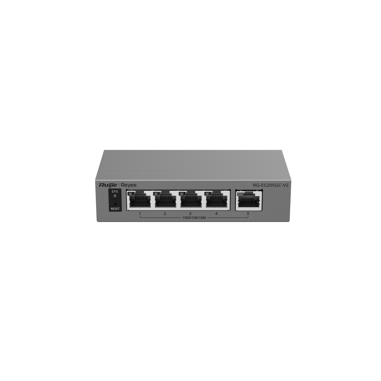 Ruijie Reyee RG-ES205GC-V2 5-Port Gigabit Smart Cloud-Managed Switch | Layer 2 Managed Non-PoE Switch | Cloud Networking Solution