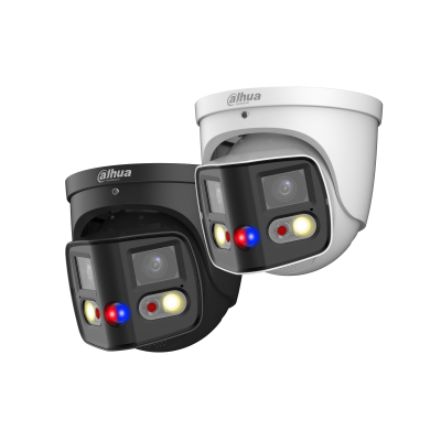Dahua DH‑IPC‑PDW3849‑A180‑AS‑PV 8MP TiOC Duo Splicing 180° Wide‑Angle Eyeball WizSense Network Camera (IP67, Smart Dual Light, EPTZ)