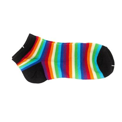 4 Pairs Rainbow Socks Ankle Cotton Socks 2-8 for Women