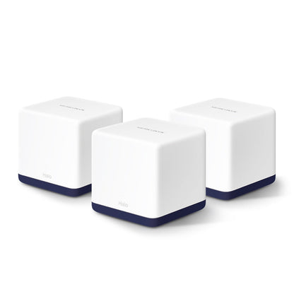 MERCUSYS Halo H50G AC1900 Whole Home Mesh WiFi System – 3-Pack | Dual-Band Gigabit Mesh, 1.9 Gbps Speed, Covers Up to 6,000 ft²