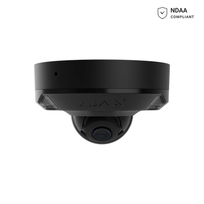 AJAX#126269 Ajax 5MP 2.8mm Mini Dome HL IP Security Camera – White / Black