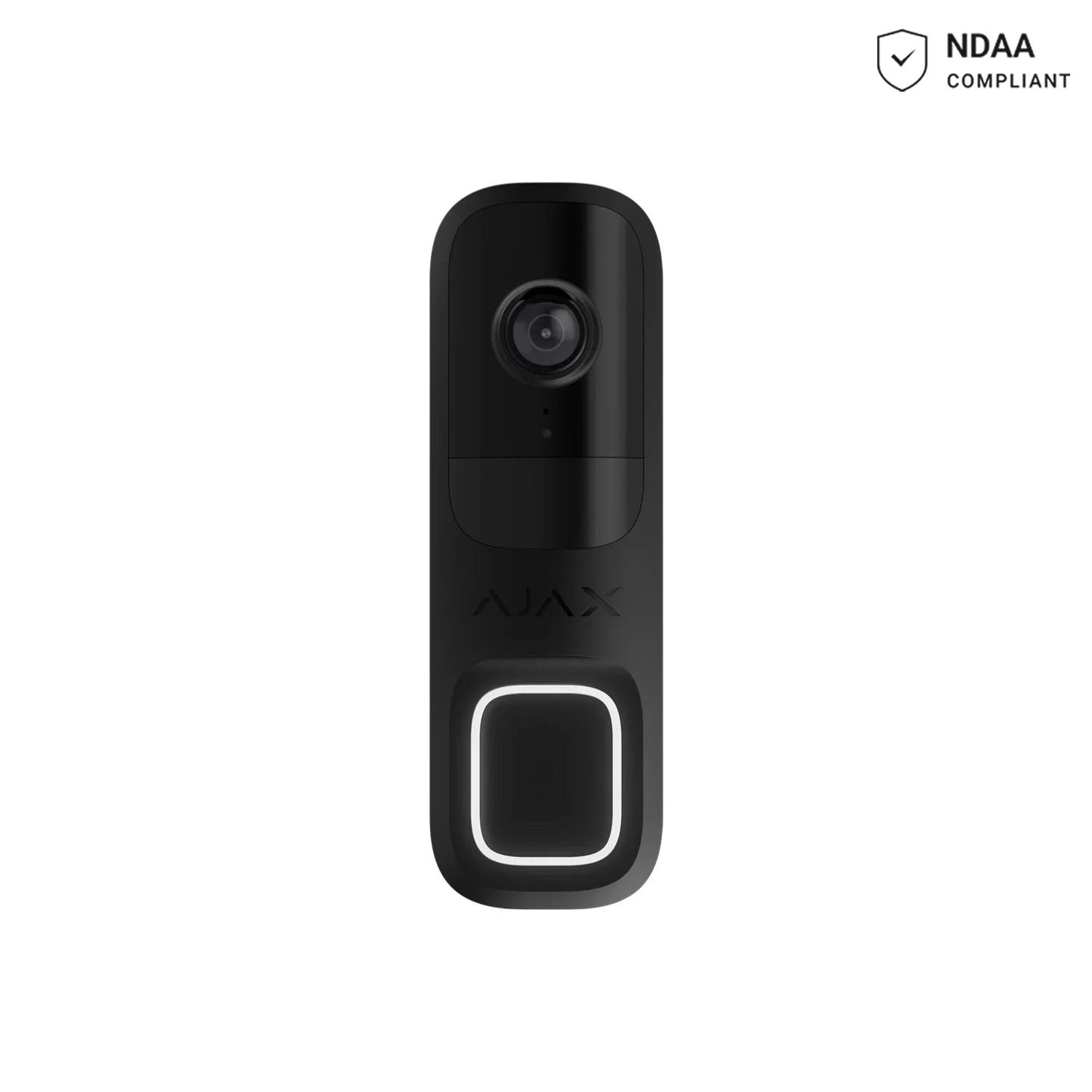 AJAX#116897 Ajax DoorBell Smart Video Doorbell with AI Detection – White / Grey / Graphite / Black