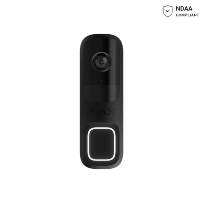 AJAX#116897 Ajax DoorBell Smart Video Doorbell with AI Detection – White / Grey / Graphite / Black