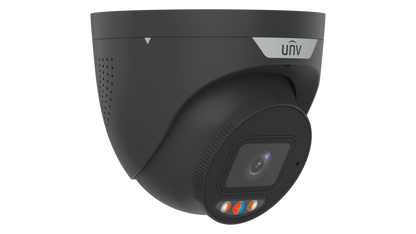 Uniview IPC3638SS-ADF28KMC-I1 8MP Triguard Smart Eyeball Network Camera – Fixed Dome with Audible/Visual Alarm, PoE, IP67 Rated, (Black/White)