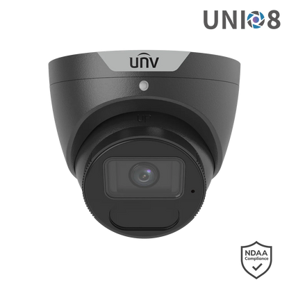 Uniview IPC3618SS‑ADF28K‑I1 8MP LightHunter Fixed IR Turret Network Camera – 4K Ultra HD, 40 m Smart IR, Intelligent Perimeter & Crowd Monitoring, PRIME Series, UNI *