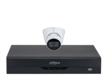Dahua x4 4MP AI CCTV Kit with 4-Channel WizSense NVR, Vari-Focal Eyeball Cameras + HDD – IPC-HDW3441T-ZAS + DHI-NVR4104HS-P-AI/ANZ