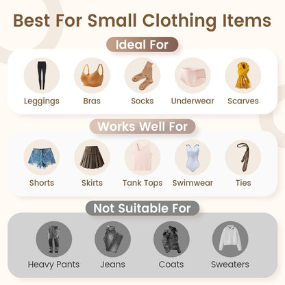 2 Pack Legging Hangers for Closet, Wooden Legging Hanger for Closet Organizer with 20 Upgraded Clips Holds 20 Leggings, 360° Rotatable Space Saving Yoga Pants Hanger for Socks, Shorts, Natural